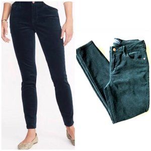 Old Navy Teal Mid-Rise Rockstar Velvet Pants NWT